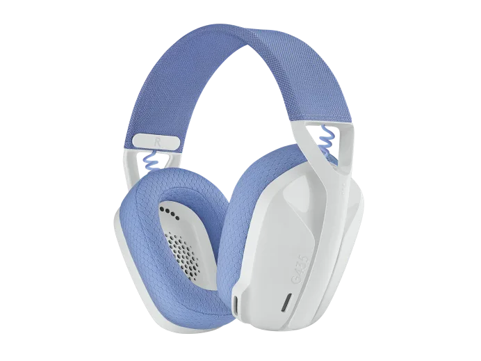 03-g435-gaming-headset-gallery-1-white 🎧 Logitech G435 Lightspeed: O Headset Gamer Mais Leve para Home Office e Jogos